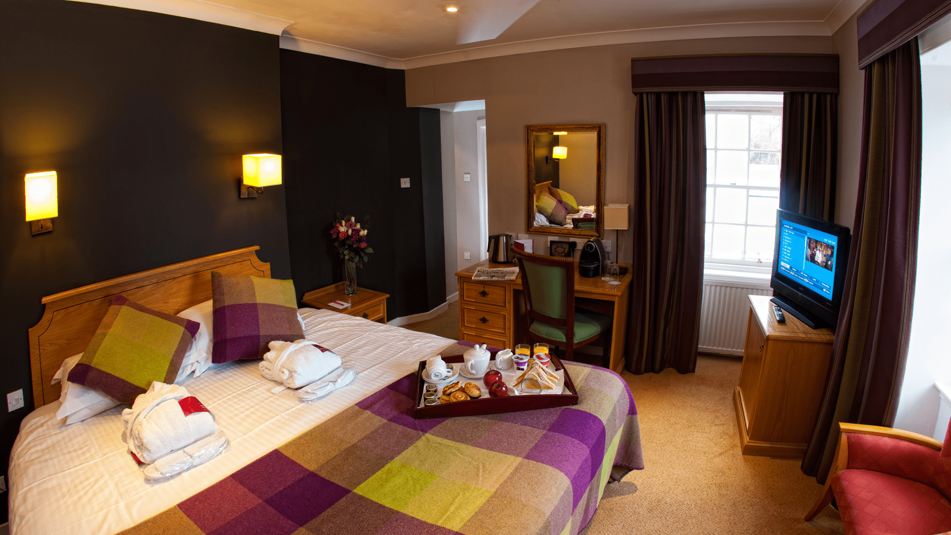 One of our rooms at Barony Castle Hotel